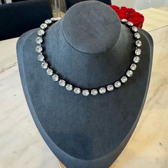 NWT Gorgeous SORRELLI Tennis Clear Crystal Chocker - Picture 3 of 8